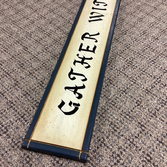 Gather With Thankful Hearts Country Primitive Wall Decor - Picture 2 of 7